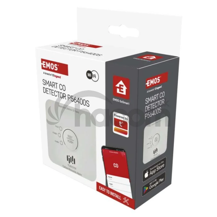 GoSmart detektor oxidu uhoľnatého v miestnosti TCS0101W s WiFi