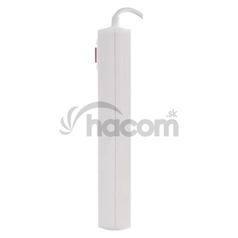 Predlžovací kábel 2 m / 3 zásuvky / s vypínačom / biely / 1×USB-A + 1×USB-C / 1,5 mm2