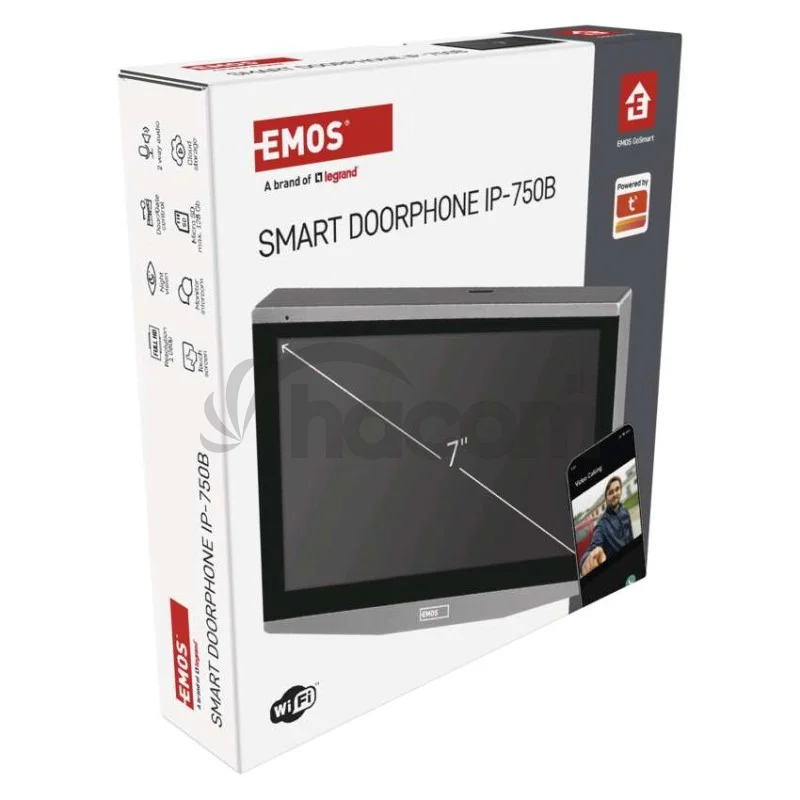 GoSmart Prídavný monitor IP-750B domáceho videovrátnika IP-750A