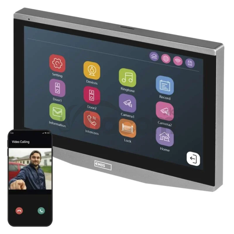 GoSmart Prídavný monitor IP-750B domáceho videovrátnika IP-750A