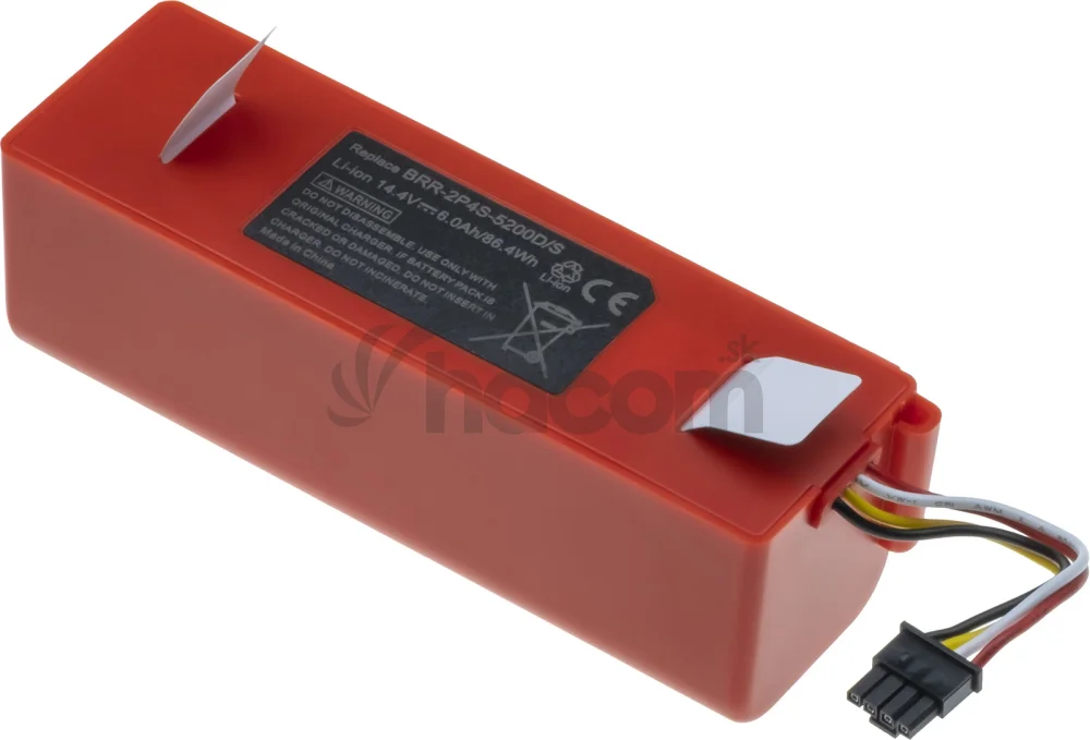 Batéria T6 Power pre Xiaomi Roborock S4, S5, S6, S7, 6000mAh, 86Wh, 8cell, Li-ion