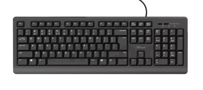 TRUST PRIMO/Drôtová USB/HU layout/Čierna