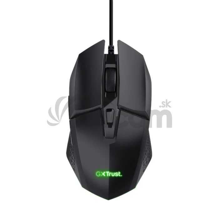 TRUST GXT 109 FELOX/Herná/Optická/Pre pravákov/6 400 DPI/Drôtová USB/Čierna