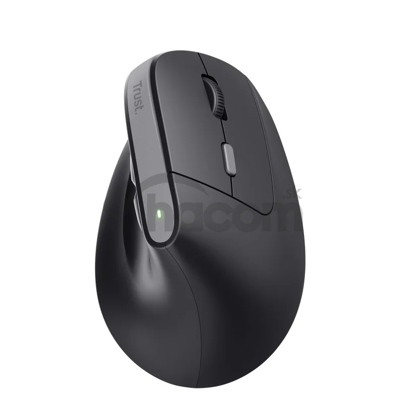 Trust Bayo II/Vertikálna/Optická/Pre pravákov/2 400 DPI/Bezdrôtová USB/Čierna