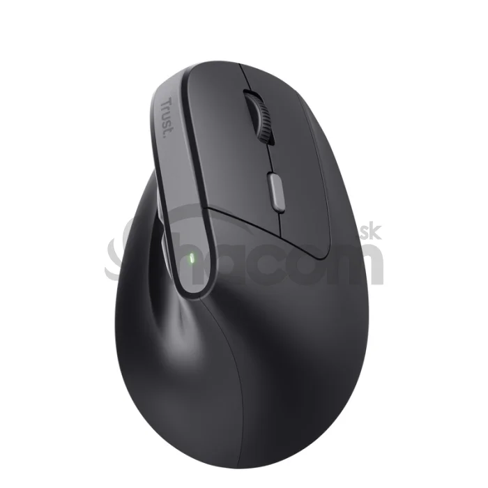 Trust Bayo II/Vertikálna/Optická/Pre pravákov/2 400 DPI/Bezdrôtová USB/Čierna