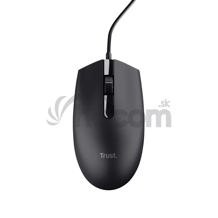 Trust TM-101/Kancelárska/Optická/1 200 DPI/Drôtová USB/Čierna