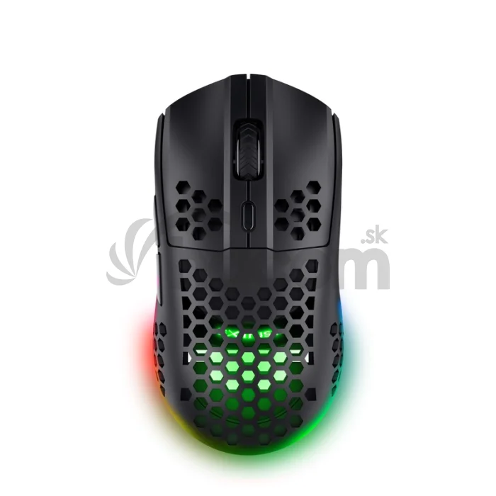 Trust Gaming GXT 929 Helox/Herná/Optická/Pre pravákov/4 800 DPI/Bezdrôtová USB/Čierna