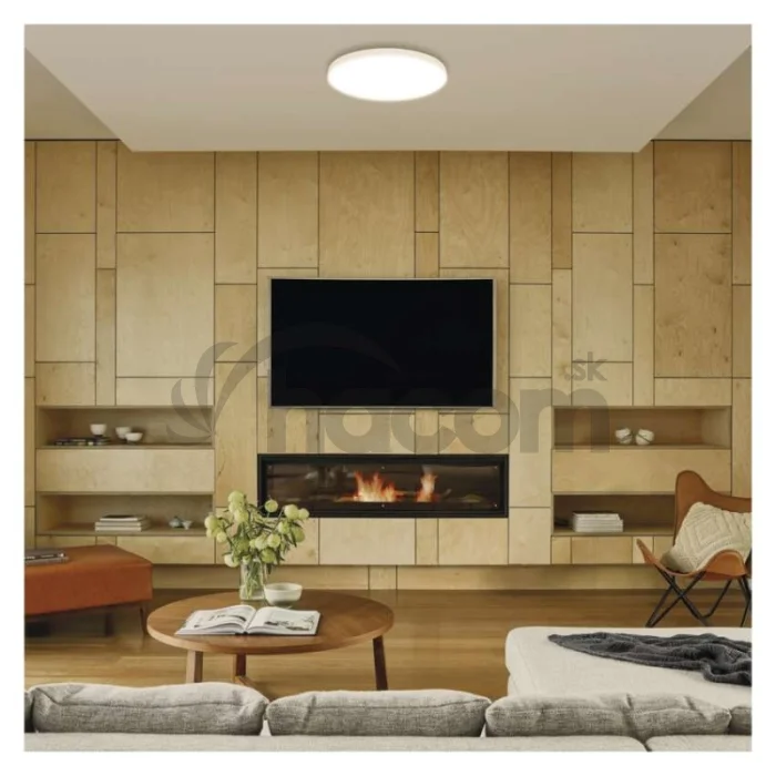 LED prisadené svietidlo DIONI kruhové, biele, 15W, CCT