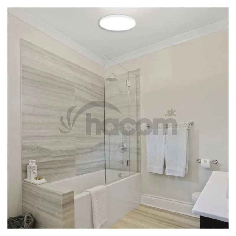 LED prisadené svietidlo DIONI kruhové, biele, 15W, CCT