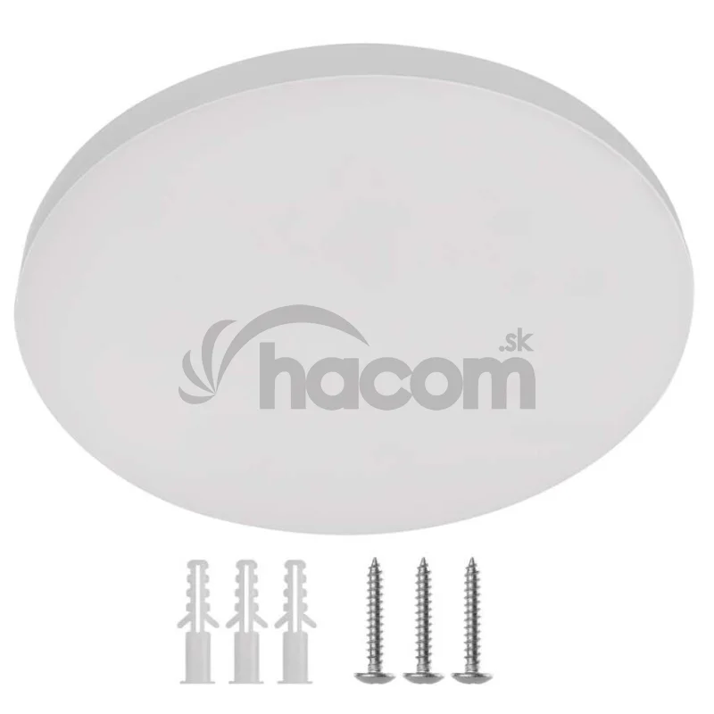LED prisadené svietidlo DIONI kruhové, biele, 15W, CCT