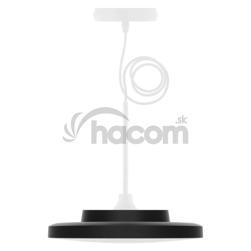 LED prisadené svietidlo DIONI kruhové, čierné,15W, CCT