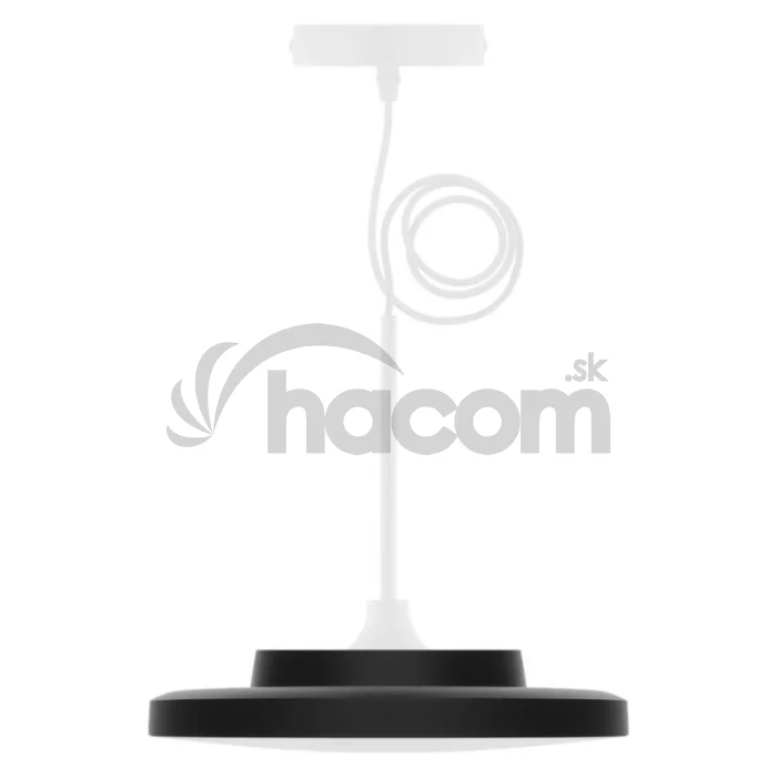 LED prisadené svietidlo DIONI kruhové, čierné,15W, CCT
