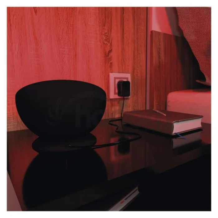 GoSmart LED ambientná lampa, čierna, teplá biela–studená biela/ RGB, WiFi