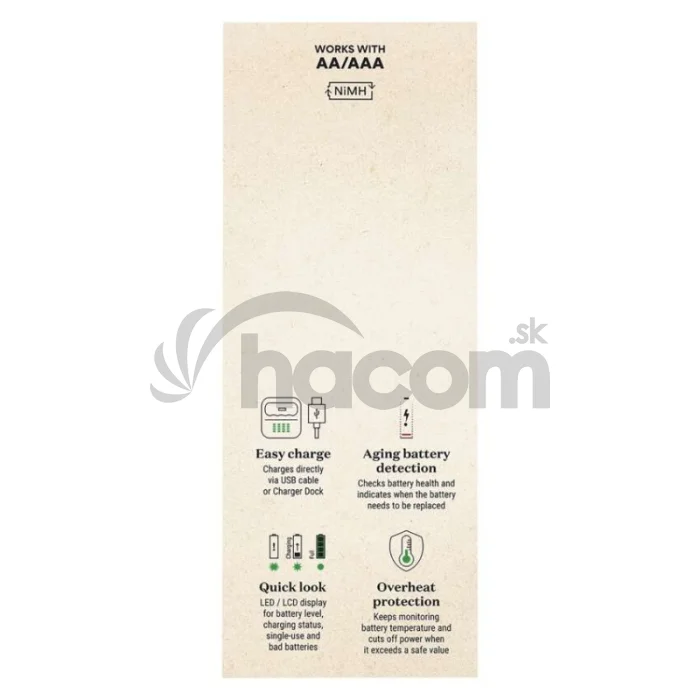 GP nabíjačka batérií B441 + Speed Dock + 4 x AA 2100 mAh