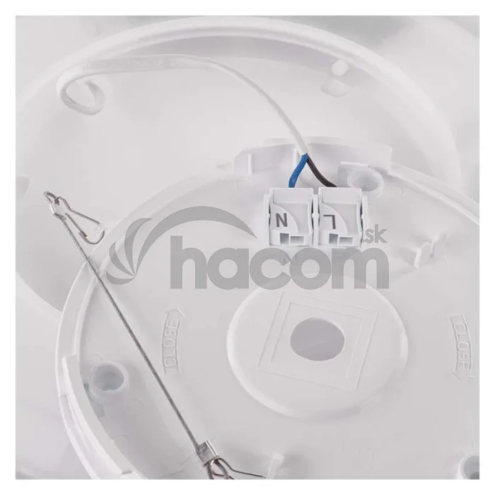 LED prisadené svietidlo FLORI okrúhle, čierné, 18W, neutrálna biela