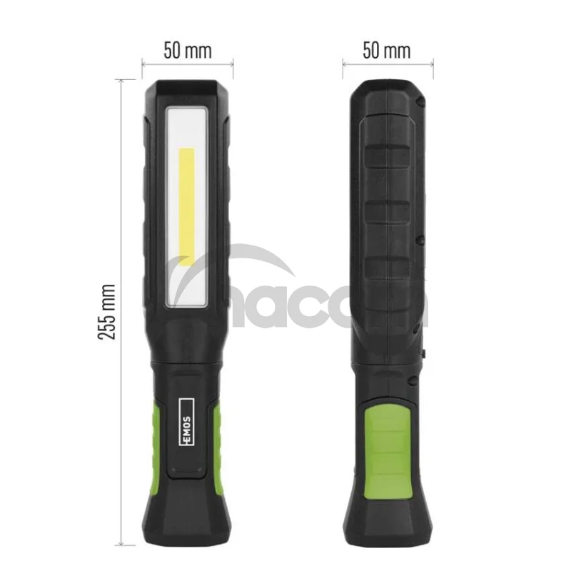 Nabíjacie prac. svietidlo COB LED+LED P4544, 800 lm, 2000 mAh