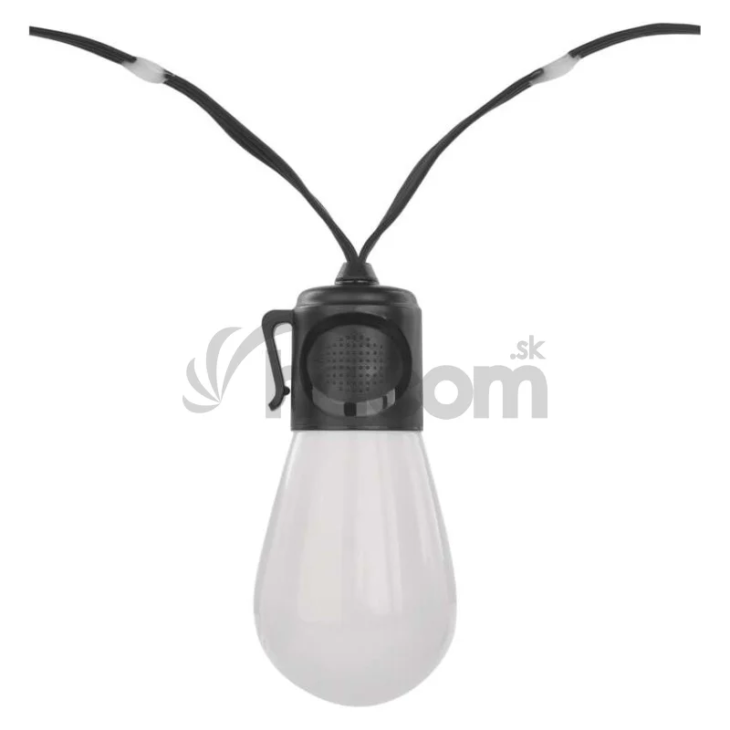 GoSmart LED svetelný reťazec – 15× párty žiarovky, 15 m, vonkajšie aj vnútorné, RGBIC WiFi