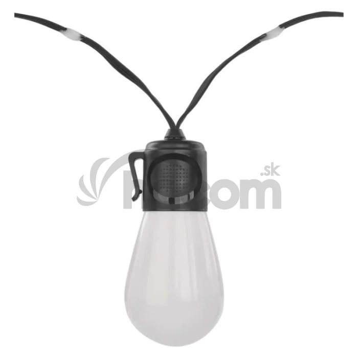 GoSmart LED svetelný reťazec – 15× párty žiarovky, 15 m, vonkajšie aj vnútorné, RGBIC WiFi