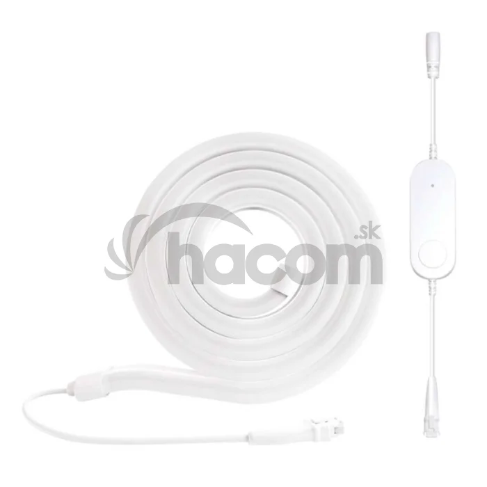 GoSmart Flexibilný LED pásik NEON biely, 3 m, 23 W, RGBIC stmievateľný, WiFi