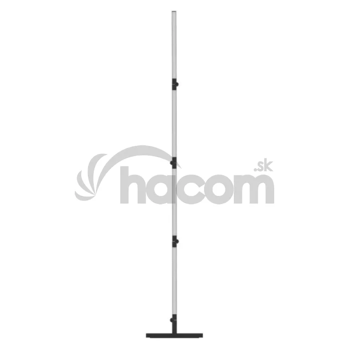 GoSmart LED stojaca lampa, čierna, 175 cm, teplá biela / RGBIC WiFi