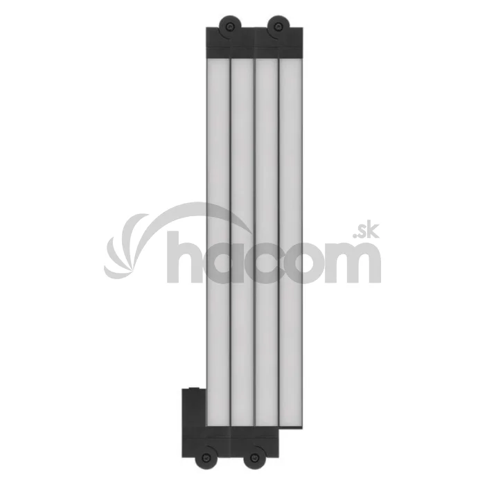 GoSmart LED stojaca lampa, čierna, 175 cm, teplá biela / RGBIC WiFi