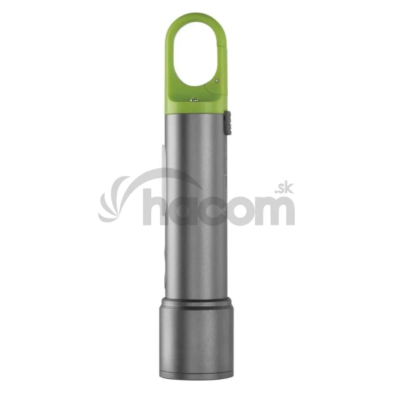 LED nabíjacie ručné kovové svietidlo, 600 lm, 1 200 mAh