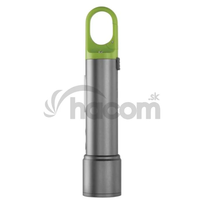 LED nabíjacie ručné kovové svietidlo, 600 lm, 1 200 mAh