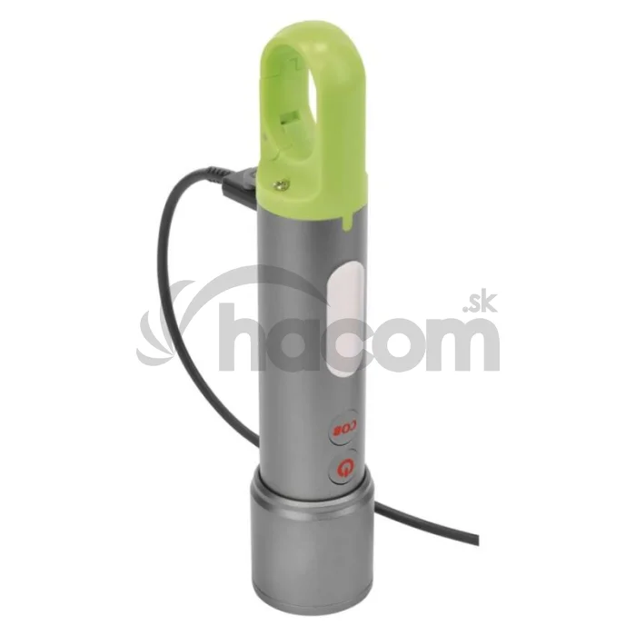 LED nabíjacie ručné kovové svietidlo, 600 lm, 1 200 mAh