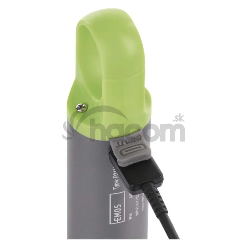 LED nabíjacie ručné kovové svietidlo, 600 lm, 1 200 mAh