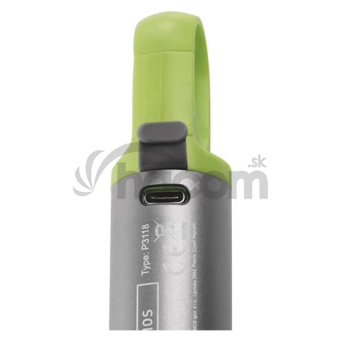LED nabíjacie ručné kovové svietidlo, 600 lm, 1 200 mAh