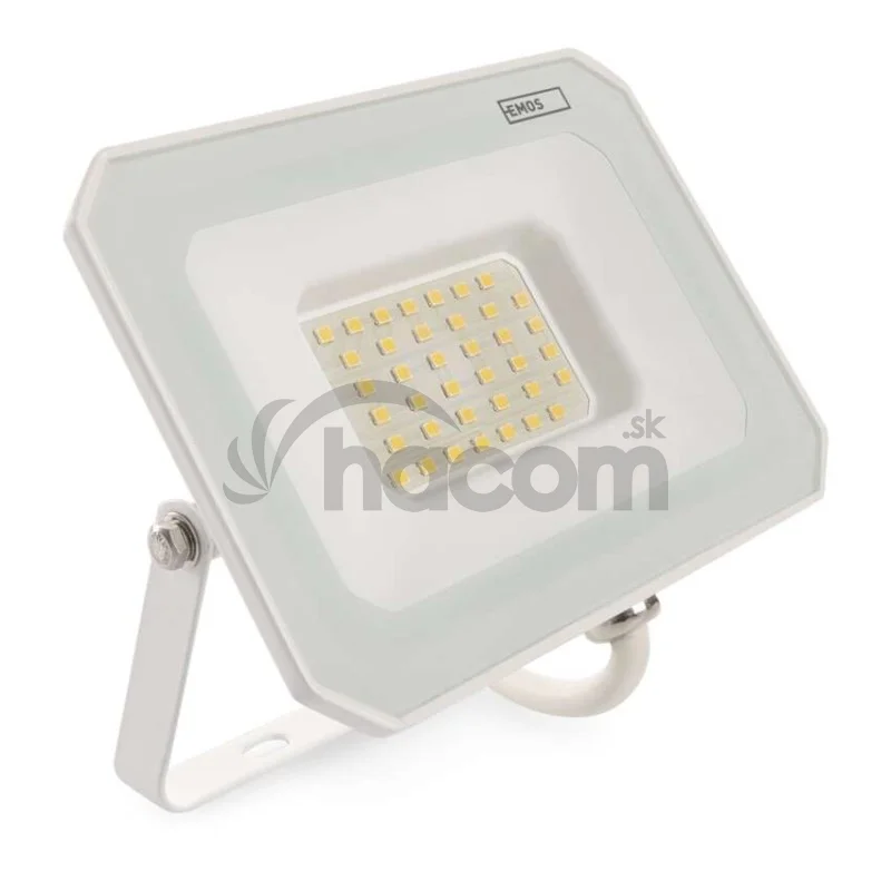 LED reflektor SIMPO 30W, biely, IP65, 3000 lm, neutrálna biela
