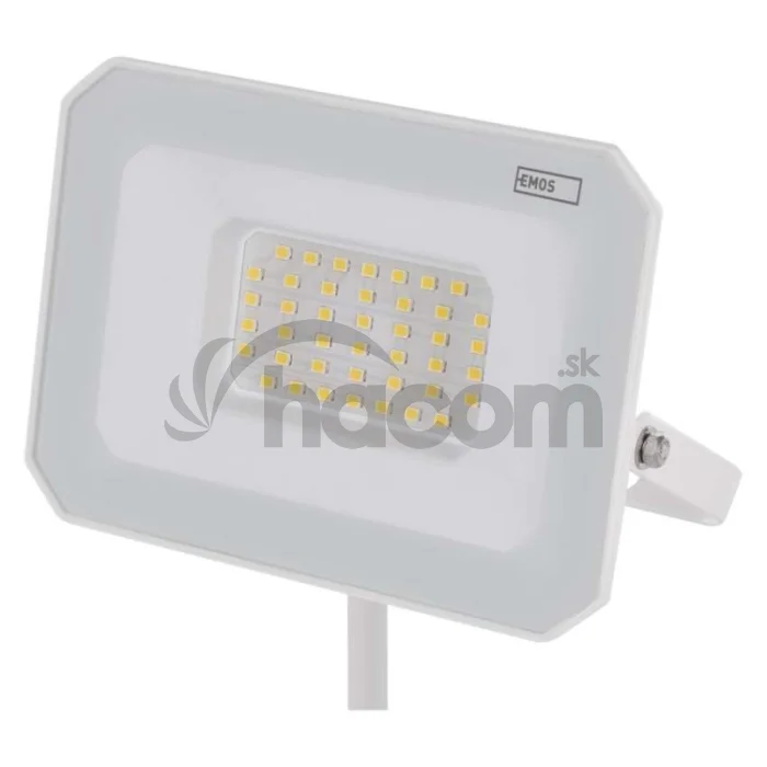 LED reflektor SIMPO 30W, biely, IP65, 3000 lm, neutrálna biela