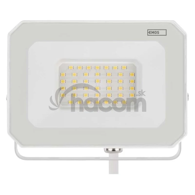 LED reflektor SIMPO 30W, biely, IP65, 3000 lm, neutrálna biela