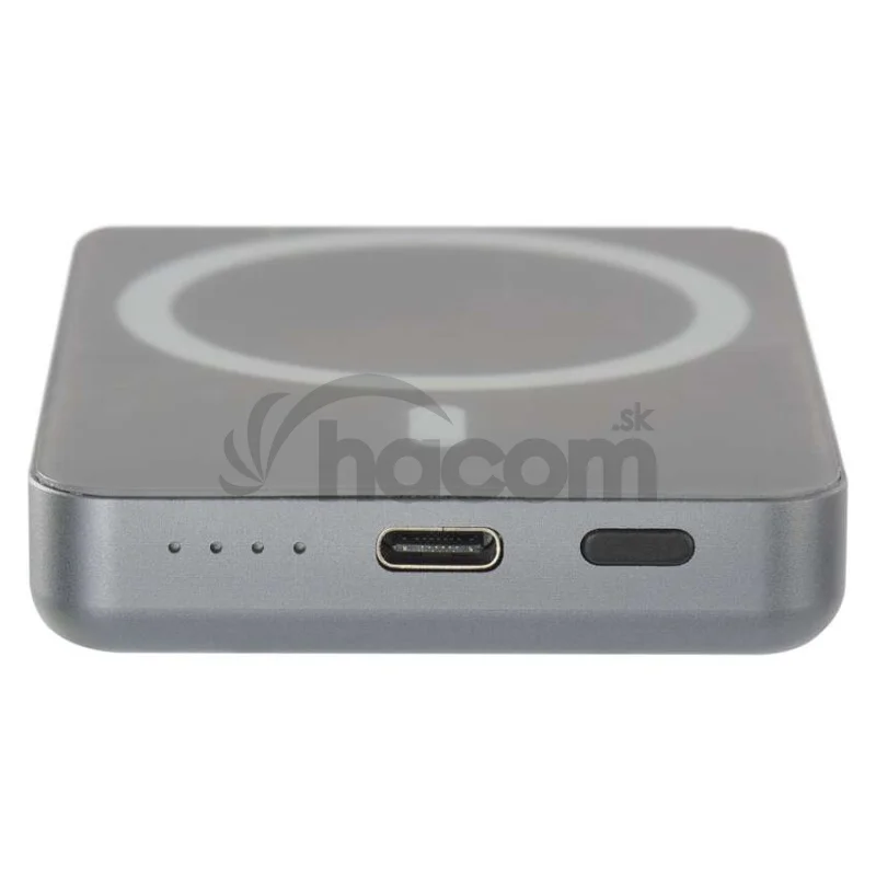 Power bank EMOS WI 522, 5 000 mAh, 20 W+Wireless, šedá