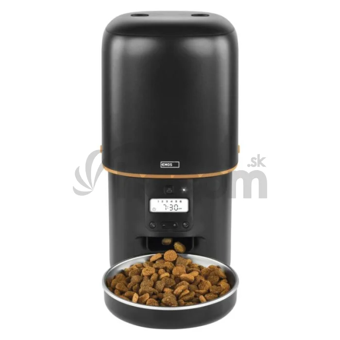 Dávkovač krmiva Pet Care, 4 l, čierny