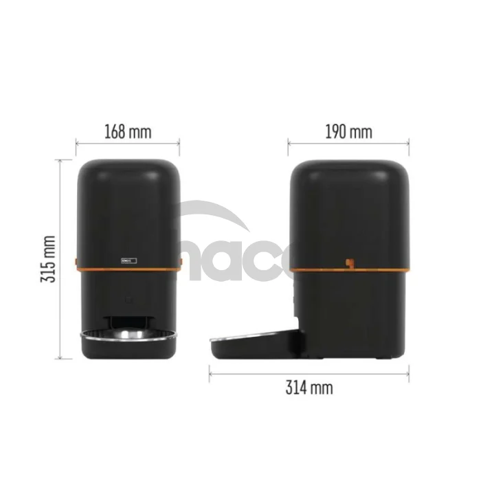 GoSmart dávkovač krmiva Pet Care, 4 l, čierny, Wi-Fi