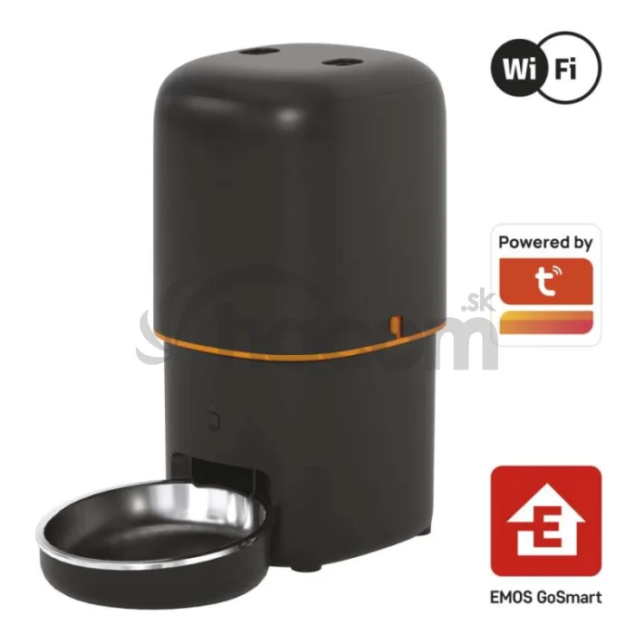 GoSmart dávkovač krmiva Pet Care, 4 l, čierny, Wi-Fi