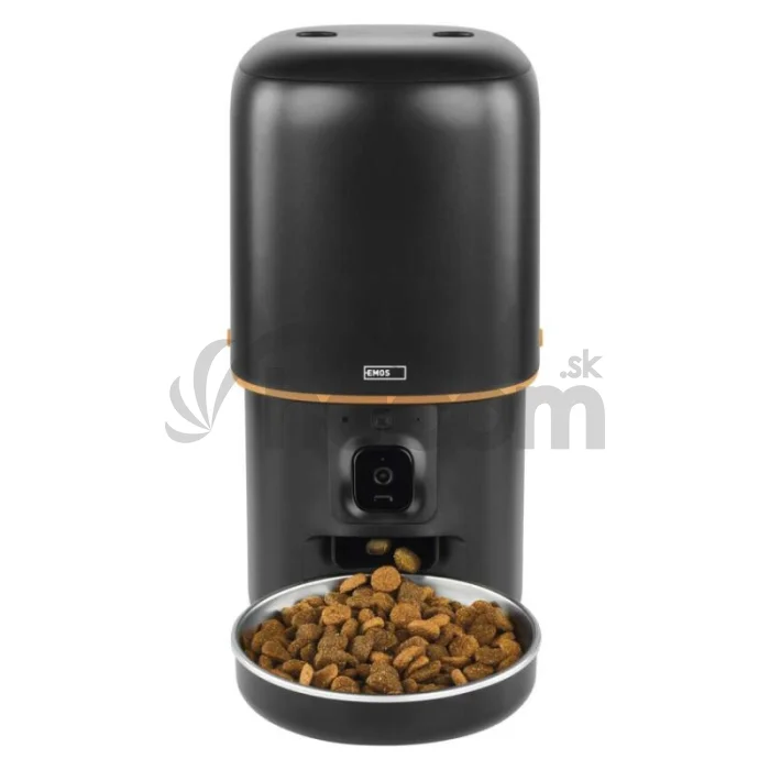 GoSmart dávkovač krmiva Pet Care s kamerou, 4 l, čierny, Wi-Fi