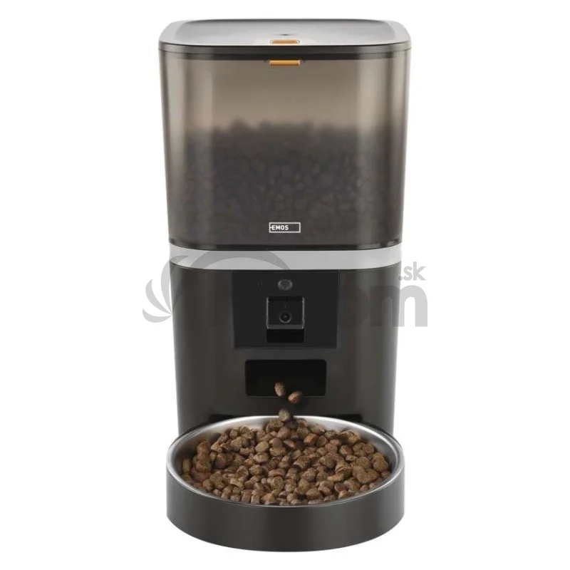 GoSmart dávkovač krmiva Pet Care s kamerou, 6 l, čierny, Wi-Fi