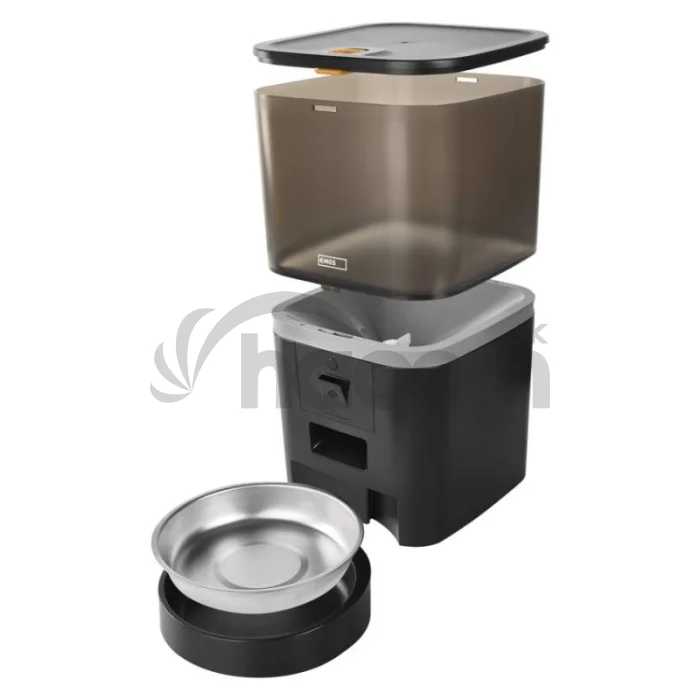 GoSmart dávkovač krmiva Pet Care s kamerou, 6 l, čierny, Wi-Fi