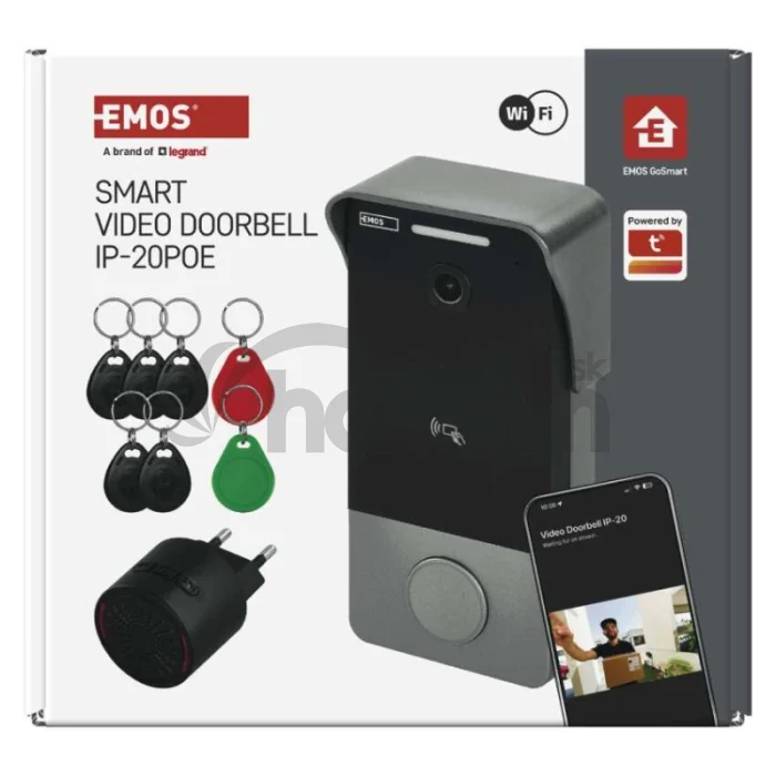 GoSmart videozvonček IP-20PoE