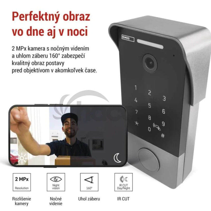 GoSmart videozvonček IP-21PoE