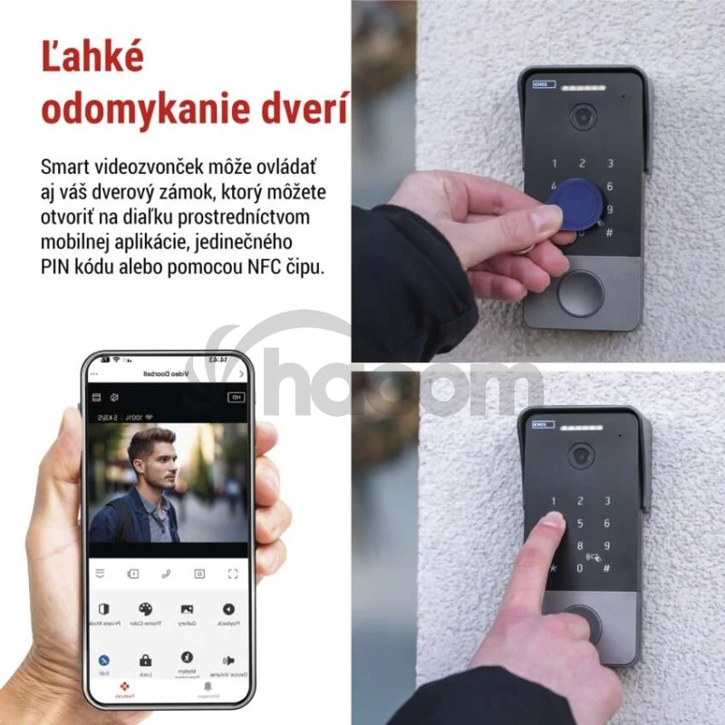 GoSmart videozvonček IP-21PoE