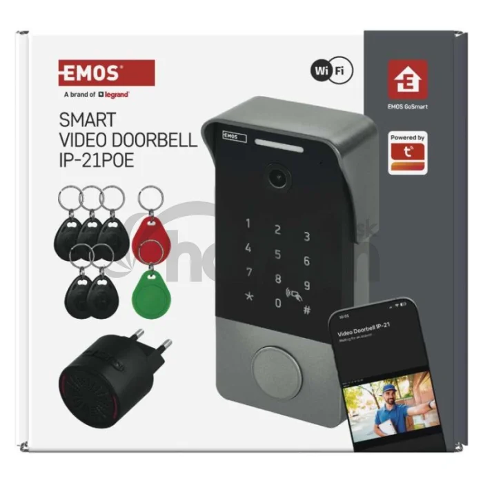 GoSmart videozvonček IP-21PoE