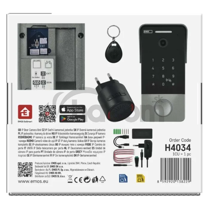 GoSmart videozvonček IP-21PoE