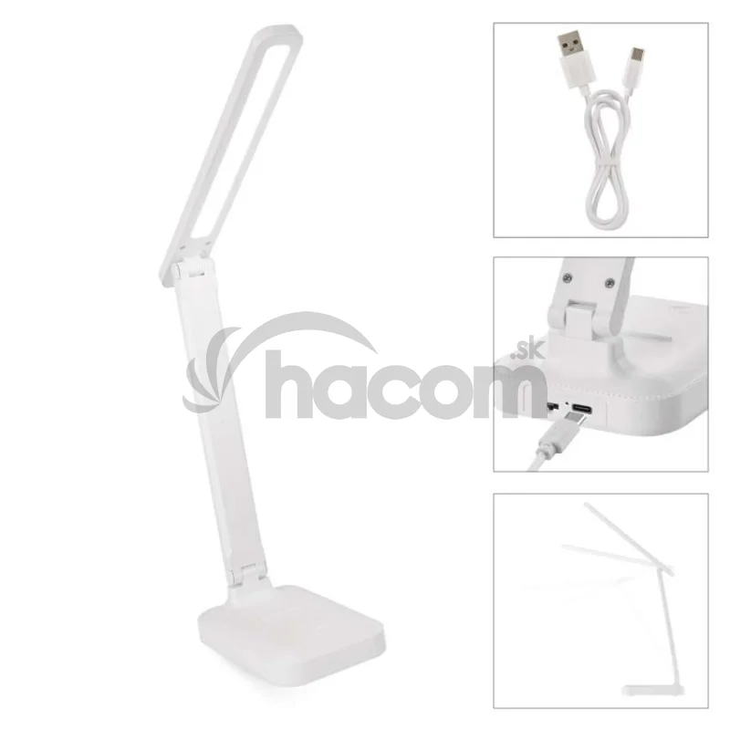 LED stolná lampa AMY, dobíjacia