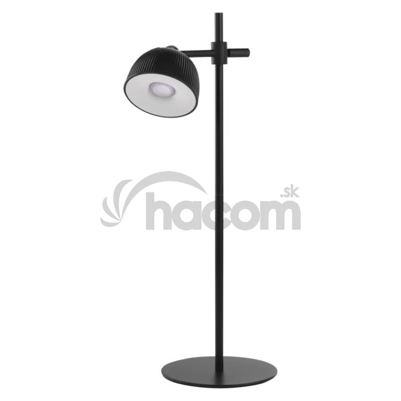 LED stolná lampa SOPHIE, dobíjacia, čierna