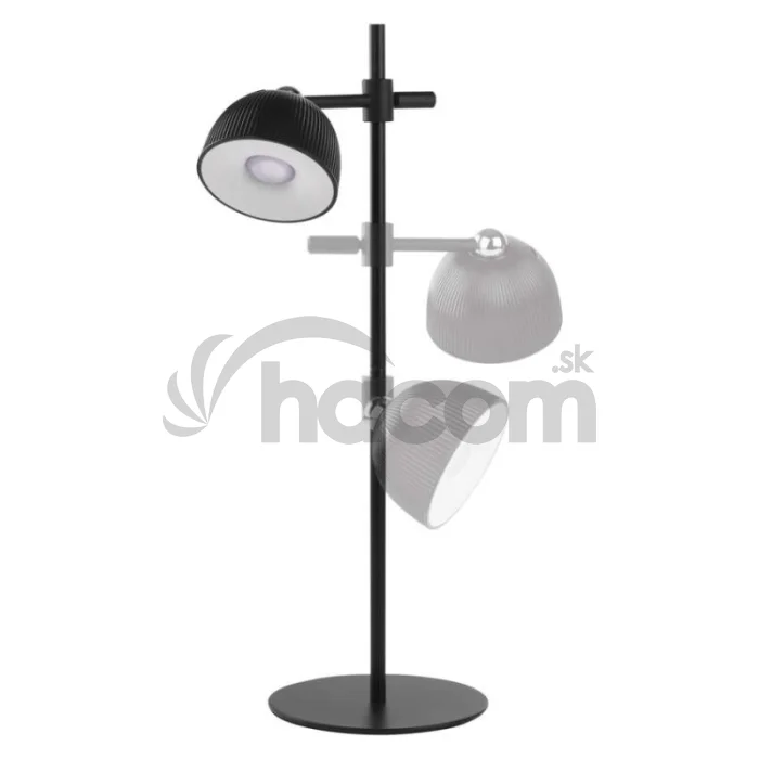 LED stolná lampa SOPHIE, dobíjacia, čierna