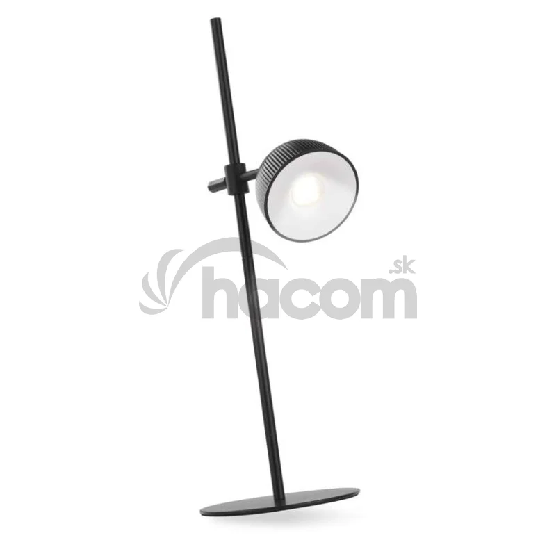LED stolná lampa SOPHIE, dobíjacia, čierna