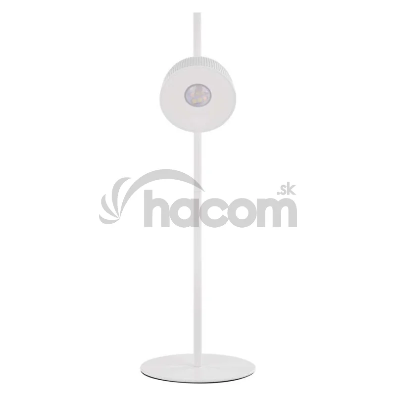 LED stolná lampa SOPHIE, dobíjacia, biela
